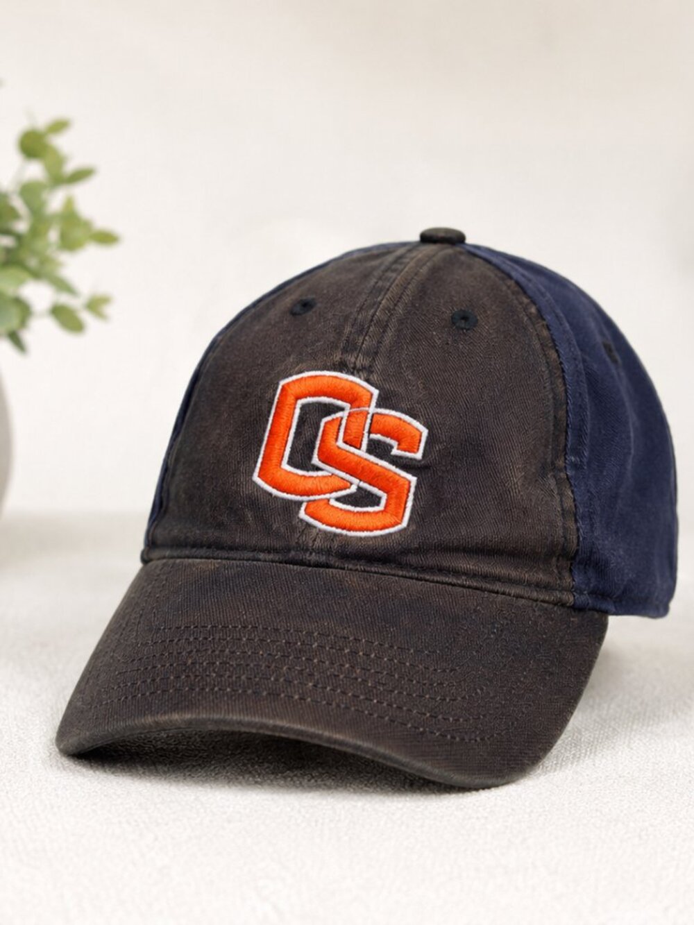 Nike Oregon State Beavers OSU Hat Cap Fitted XL Stretch Fit Black Orange